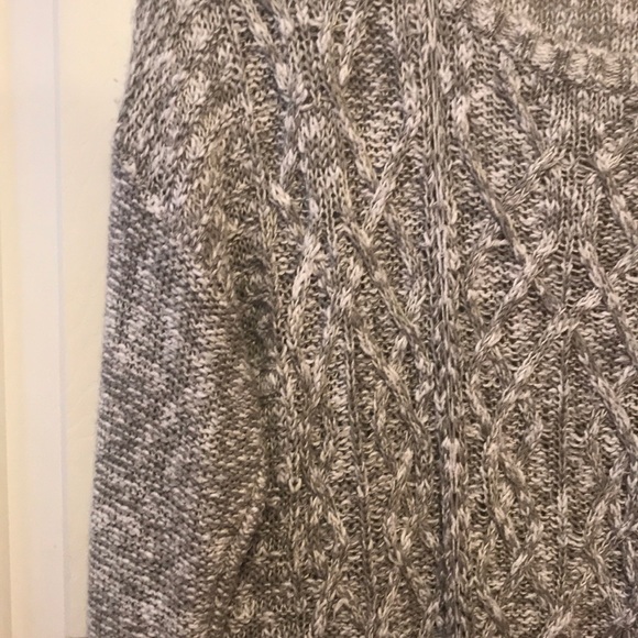 Grey Cable Knit Sweater - Picture 5 of 6